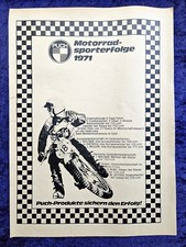 Puch "Sporterfolge", originale  Werbung aus 1972