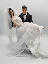 Mattel Elvis Presley Priscilla Wedding Barbie 2008 - OOAK
