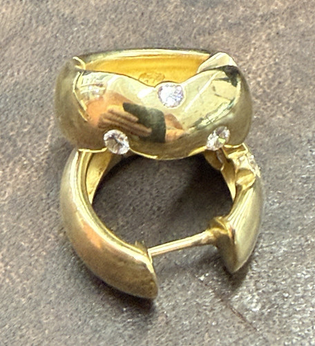 Creolen 18k 750 - creolen, gelbgold