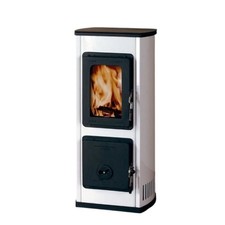 Thorma Zeitbrandofen Kaminofen MILANO II AT weiß (5,5 kW)