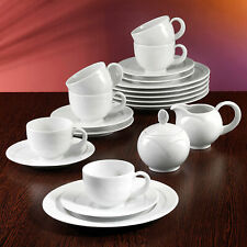 Seltmann Weiden MONACO uni weiss 6 x Kaffeetasse inkl. Untertasse Tasse 