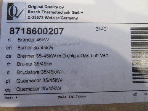 Brenner 45kw dichtg u - brenner, 35-45kw