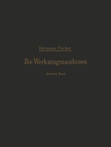Die werkzeugmaschinen buch - die,
