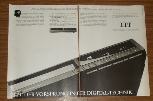 Seltene werbung vintage itt - seltene,