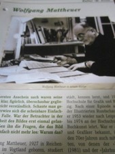 DDR infokarte Kultur Kunst Wolfgang Mattheuer