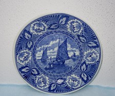 Boch Belgien Wandteller blau