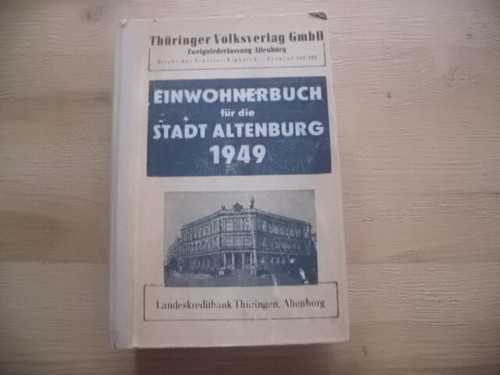 Altes einwohnerbuch adressbuch - altes,