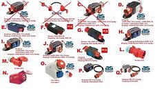 CEE Adapter Verteiler 16 A 32 A 230V 400V Stecker Kupplung 5-Polig Starkstrom