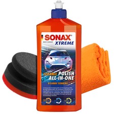 Auto Politur Set SONAX Xtreme Ceramic Polish All-in-One 500ml Keramik + Zubehör