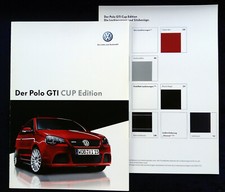 VW Polo 9N GTI Cup Edition Prospekt 6.2006......mit Farbkarte