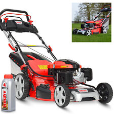 Rasenmäher Benzin Radantrieb 56cm Schnittbreite 5in1 6,4PS 70L Fangkorb Mulchkit