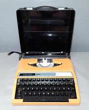 Silver Reed 200 Schreibmaschine Orange 70er Jahre Tragbar M 32