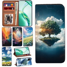 Brieftasche Book Cover Lederhülle - für Honor X5b/X6/X7/X8/X60/X9c/90 Lite Handy