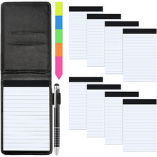 Notizblock A7 Set 11 Stück PU