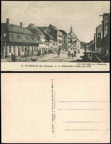 Ansichtskarte berlin die - berlin,