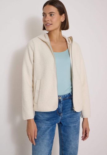 Cecil teddy jacke mit - -, teddy-jacke