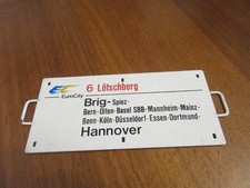 Eisenbahn zuglaufschild - eisenbahn,