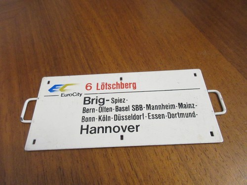 Eisenbahn zuglaufschild - eisenbahn,