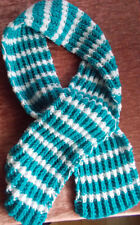 Schal selbst gestrickt Handarbeit 20x140 cm NEU