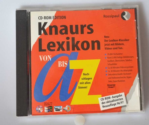 Knaurs lexikon von bis - von, z