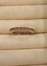 Dodo Pomellato Disc Ring 9 K Roségold mit braunen Diamanten ADD014/9/BR-50