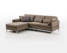 Ecksofa mit recamiere alba - ecksofa,