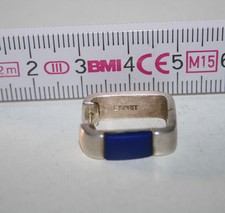 Silber 925 * einzelner Ohrring * Creole * Esprit *mit blauem Stein