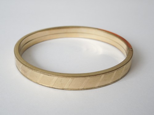 Vintage armreif goldfarben - vintage,
