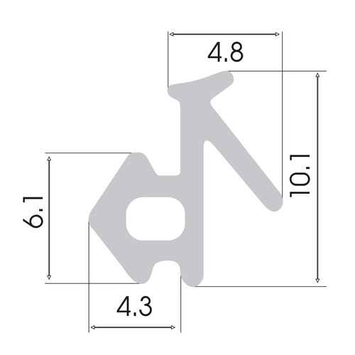 Meter fensterdichtung epdm - 25,