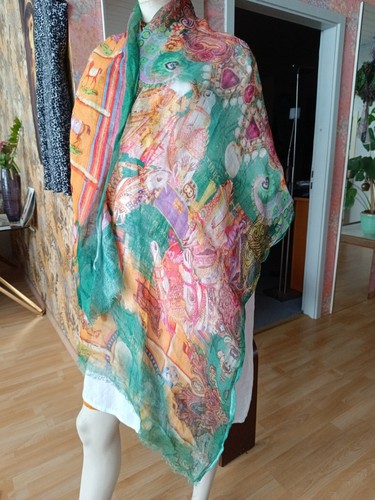 Designer schal leinen - designer,