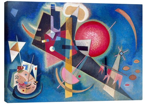Leinwandbild blau wassily - blau,