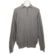 Barisal, Strickpullover, Größe: XL, Grau, Kaschmir, Rippenstrick, Herren #NYK