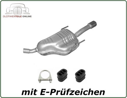 Endschalldämpfer für opel - für,