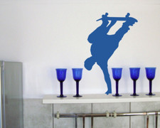 Wandtattoo Skateboard