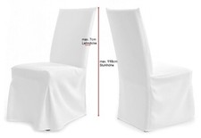 Stuhl-Hussen "Paris XL" für (Gepolsterte) Stuhl-Lehnen bis 7-8cm Tiefe Event usw
