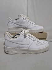 Nike Air Force 1 Low 07 Damen Größe 7 UK Turnschuhe Weiß EUR 41 US 9,5 315115 112