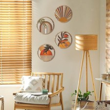 4-teiliges Wandbild zum