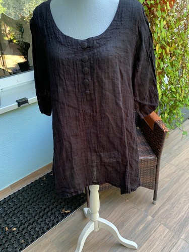 Bluse schwarz kurzarm - -,