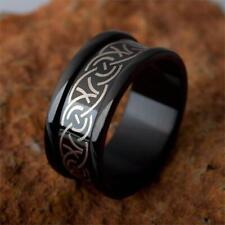 Edelstahl Ring schwarz