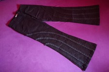 Bat Attack Schlaghose, schwarz, mit Rüschen, Gr. M (38), Gothic