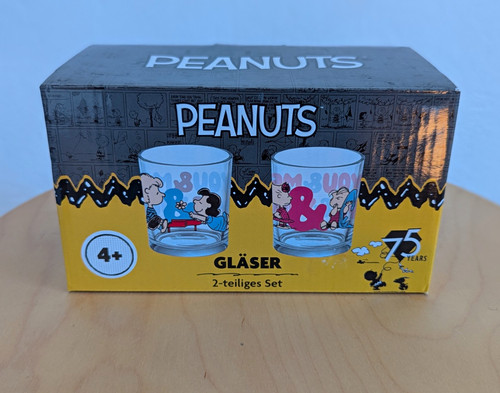 Peanuts trinkgläser set - trinkgläser-set, 2er