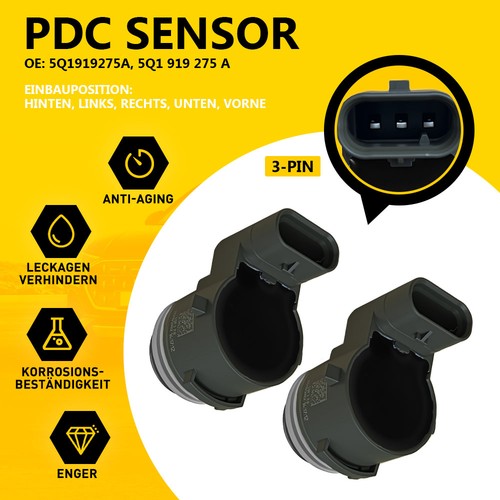 Parksensor vorne hinten pdc - 2x,