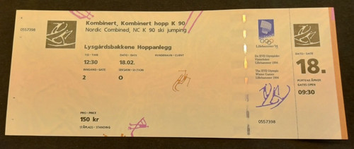 Orig ticket olympische - orig.,