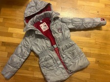 Kinder Winterjacke Mädchen Disney Mini Mouse Gr 134 Jacke Winter Neu mit Kapuze