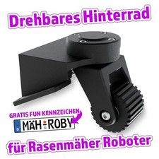 360° drehbares Hinterrad |