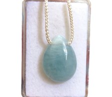Aquamarin Cabochon Anhänger
