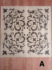 1x Aufkleber Echt Holz Furnier