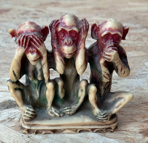 Figur affen sitzend - 3,