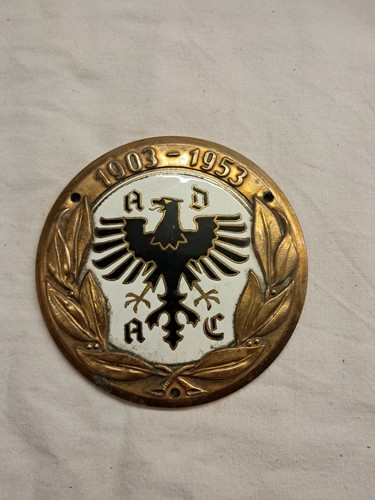 Adac plakette 1903 1953 - adac, -1903