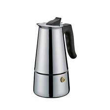 CILIO Espressokocher ADRIANA für 4 Tassen aus Edelstahl